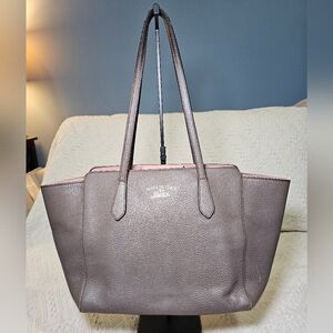 Gucci Leather Swing Tote